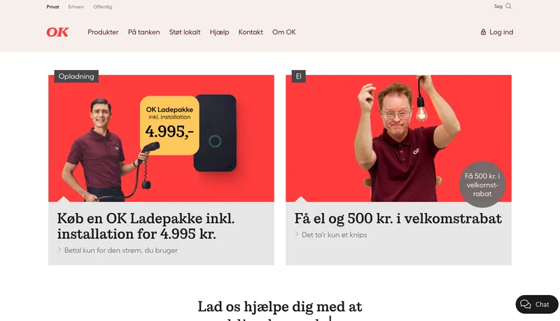 OK hjemmeside 2026